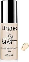 Actual product image Lirene City Matt Fluid Matt-Smoothing Face 203 Bright 30Ml