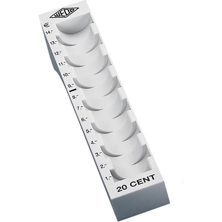 Wedo, Geldzähler, Münzrillen 20 Cent (Münzzähler)