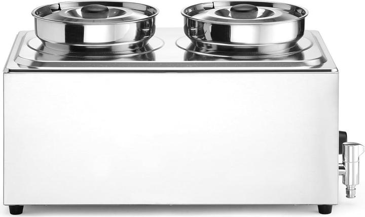 Produktbild Hendi Set: Bain-Marie Ranger + 2x 4L Container mit Deckel,, 8L, 220-240V/1000W, 604x332x(H)31