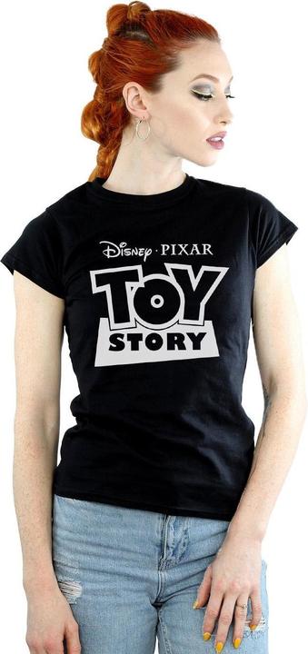 Actual product image Disney Womens/Ladies Toy Story Logo Outline Cotton T-Shirt (XS)