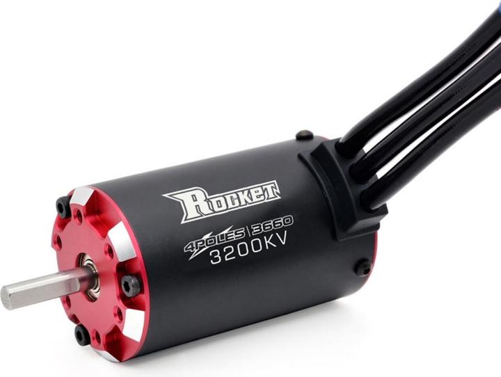Actual product image Surpass Hobby Rocket V2 supersonic 3660 brushless motor 2800KV with 60A ESC combo