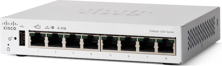 Immagine prodotto Cisco Ingresso PoE Cat1200 8-p GE Desktop Ext PS (8 Porti)