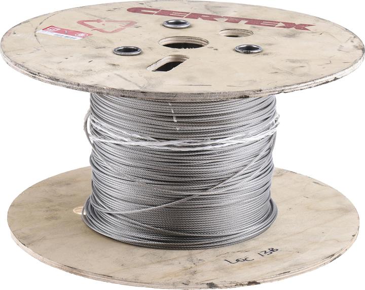 Produktbild RS PRO 2mm 6X7 IWRC RHO MBL: 0.23t 100mt Reel (100 m)