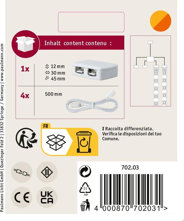 Produktbild Paulmann YourLED Junction Box