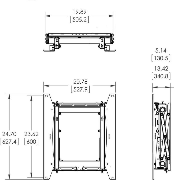 Actual product image Vogels Pfw 6875 (Wall, 72 kg, 37" - 65")