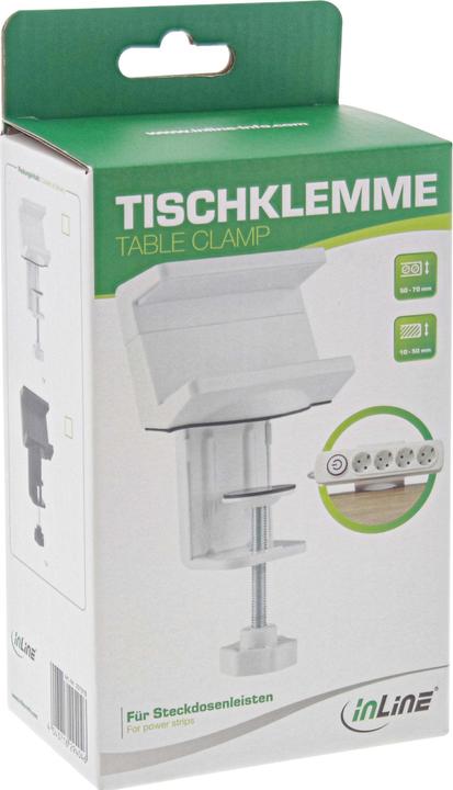 Produktbild InLine Tischklemme für Steckdosenleiste (0.07 m)