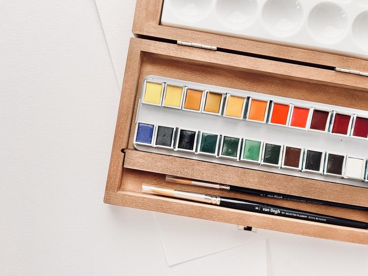 Image du produit Van Gogh Boîte de peinture à l'aquarelle