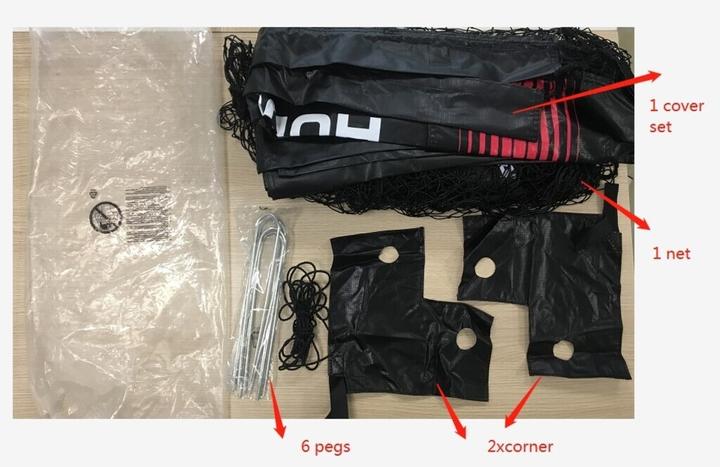 Image du produit Hudora 1 filet de but avec kit de montage pour PRO TECT 180