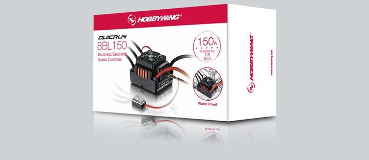 Actual product image Hobbywing Brushless controller QuicRun WP8BL150, 150A, 1:8