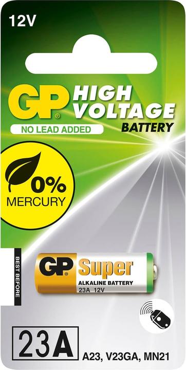 Image du produit GP Batteries Pile super alcaline A23 (1 pcs, A23, 55 mAh)