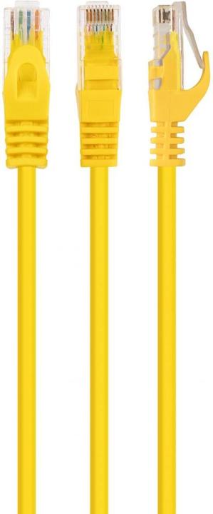 Produktbild Gembird PP6U-0.25M/Y Netzwerkkabel Gelb 0,25 m Cat6 U/UTP (UTP) (U/UTP, CAT6, 0.25 m)