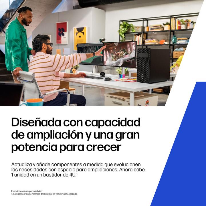 Actual product image HP Z2 Tower G1i Workstation Desktop PC Wolf Pro Security Edition (48 GB, Intel Core Ultra 7 265, Intel Arc Graphics, UHD Graphics 770)