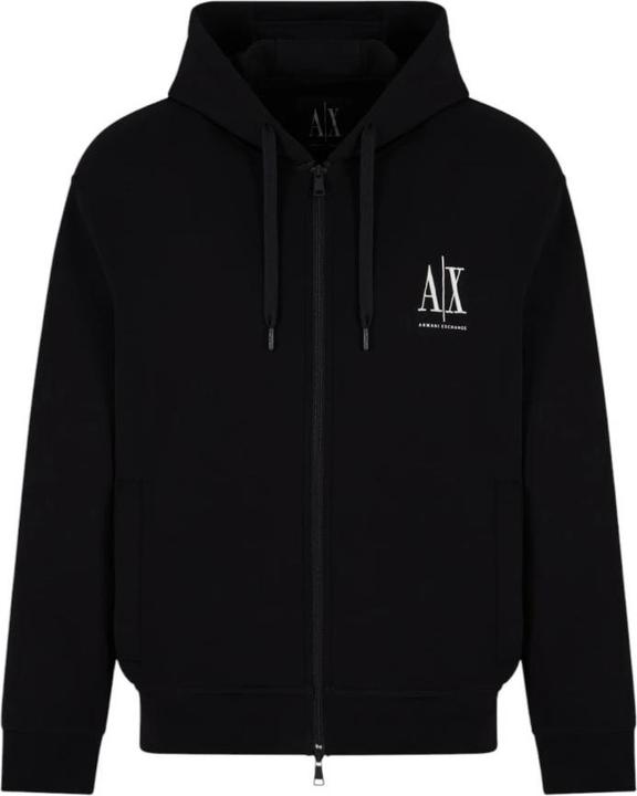 Produktbild Armani Exchange Icon Project besticktes Logo Vollreissverschluss Kapuzenpullover (XS)