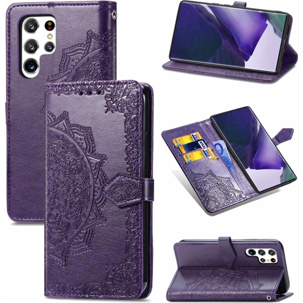 Thumbnail - König Design Hülle Handy Schutz für Samsung Galaxy S22 Ultra 5G Case Cover Tasche Etuis Neu (Samsung Galaxy S22 Ultra), ...