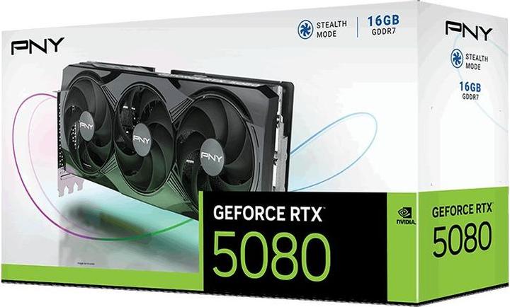 Produktbild PNY Geforce RTX5080 16 GB DDR7 Triple Fan (16 GB)