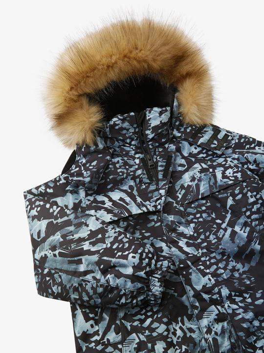 Actual product image Reima Winter jacket black/small patterned (110)