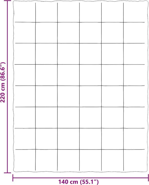 Produktbild vidaXL Sommerdecke (220 x 140 cm)