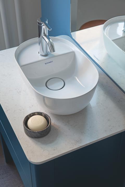 Actual product image Duravit Single lever basin mixer C.1 S without pop-up waste chrome