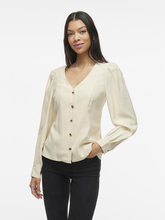 Actual product image Vila V-Ausschnitt Oberteil mit langen Ärmeln (42)