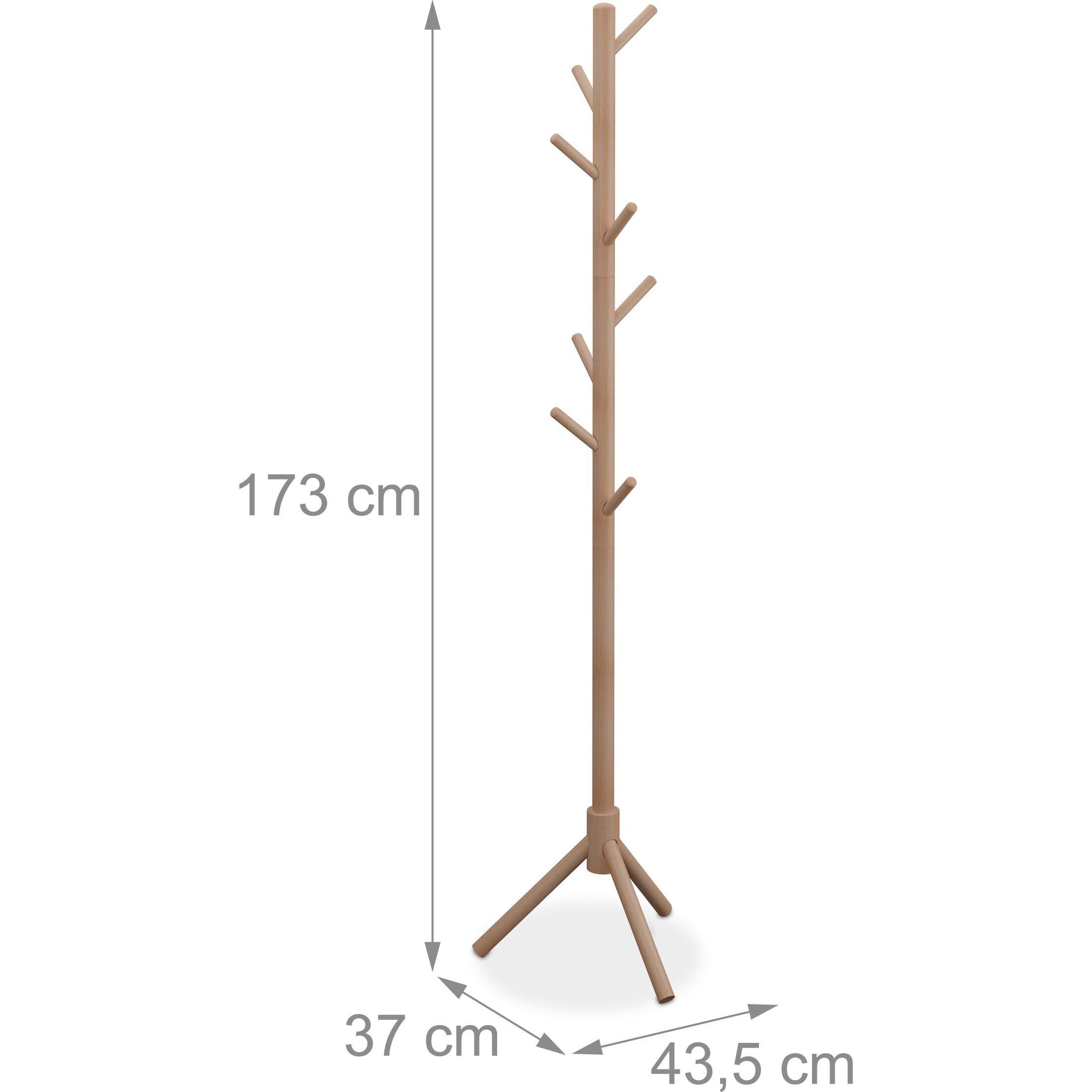 Thumbnail - Relaxdays, Kleiderständer + Kleiderstange, Garderobenständer