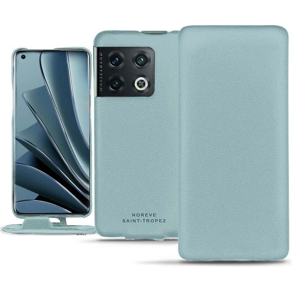 Thumbnail - Noreve Lederschutzhülle vertikal (OnePlus 10 Pro), Smartphone Hülle, Blau