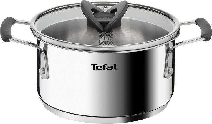 Actual product image Tefal TEF pot set 6 pcs. (Pot, Stainless steel)