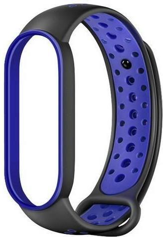 Immagine prodotto Beline pasek Design Mi Band 7/6/5 czarno-niebieski /nero-blu (Materiale sintetico, Silicone)
