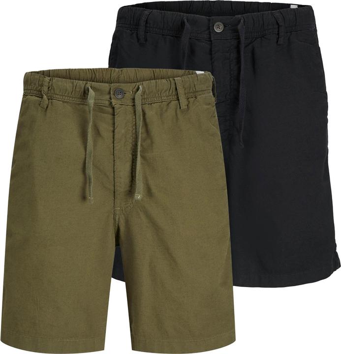 Actual product image Jack & Jones Bermuda-Shorts Casual Bequem sitzend JPSTJAIDEN CAMPAIGN HYBRID BONDI 2PK (S)