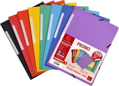 Exacompta Cartella angolare (24 x 32 cm, 10 x)