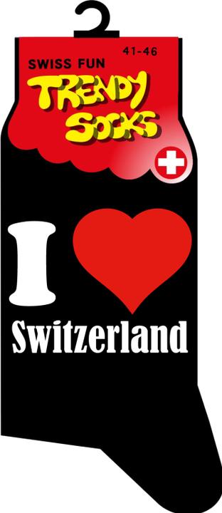 Immagine prodotto Trendcompany Calzini che amo la Svizzera (Confezione singola, 41 - 46)