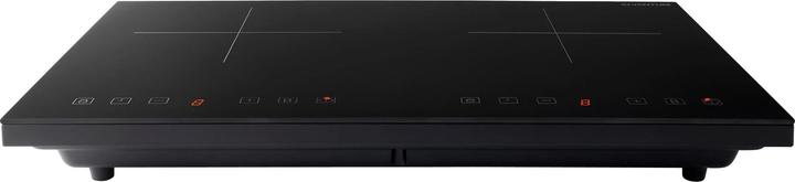 Productafbeelding Inventum VKI3020ZWA inductie kookplaat - 2 kookzones - 1-fase plug en play - Vrijstaand - Zwart