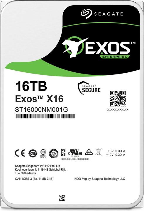 Produktbild Seagate Exos X16 SAS (16 TB, 3.5")