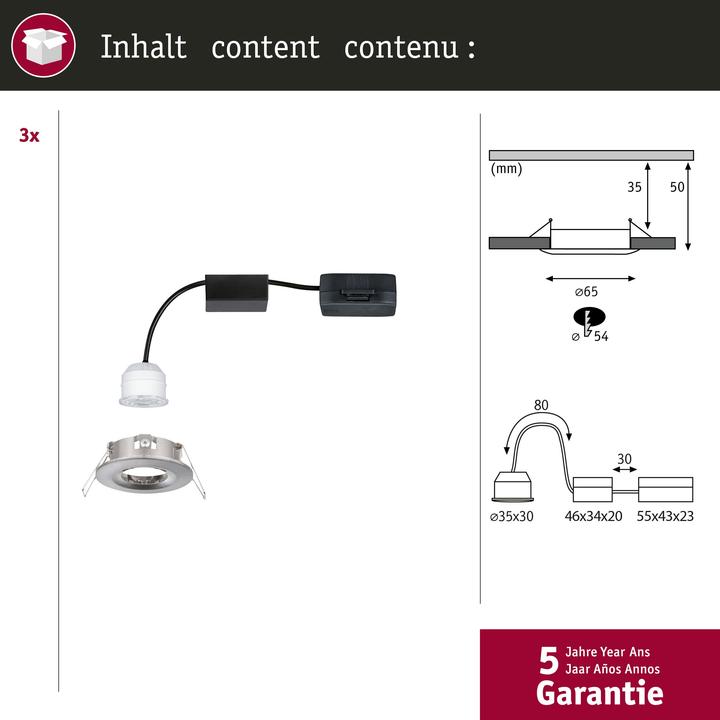 Produktbild Paulmann Einbauleuchte Nova Mini (310 lm)