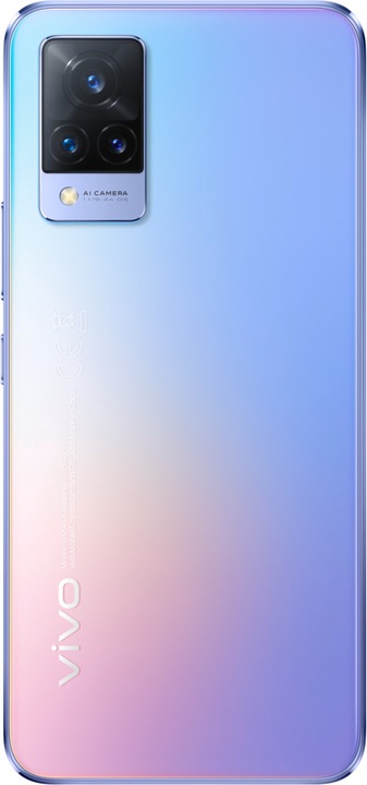 Actual product image Vivo V21 5G (128 GB, Sunset Dazzle, 6.44", Hybrid Dual SIM, 64 Mpx, 5G)