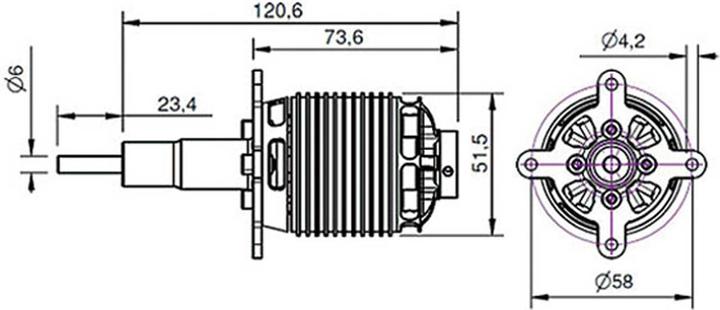 Immagine prodotto Hacker Motore elettrico A50-14L Turnado V3 - Aliante