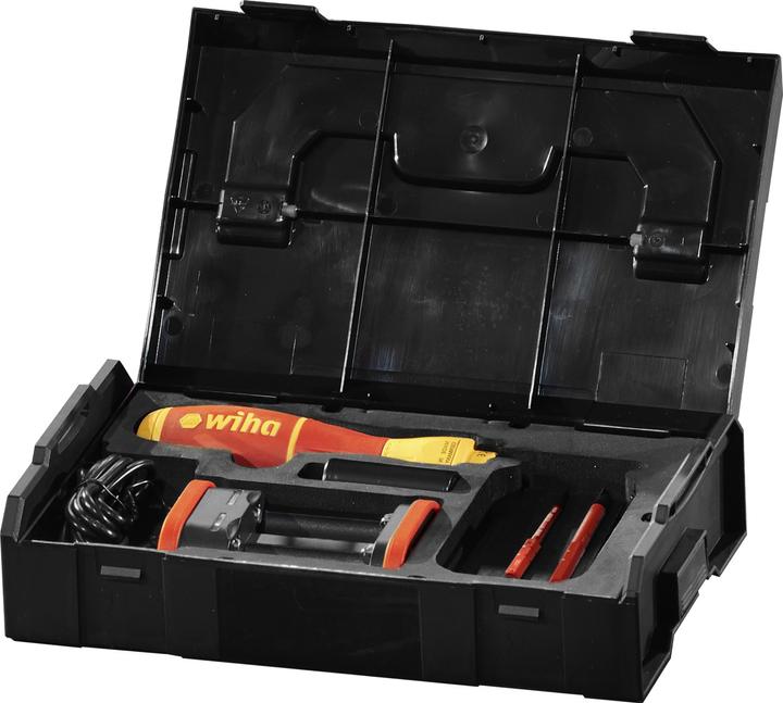 Produktbild Wiha Bit Set slimBit electric Schlitz Pozidriv in slimBitBox (Schlitzschrauben, Pozidriv-Kreuzschlitz (PZ))