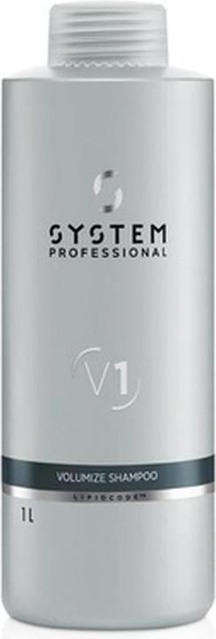 Produktbild Wella System P. - Lipid Code - Volumize Shampoo V1 (Flüssiges Shampoo, 1000 ml)