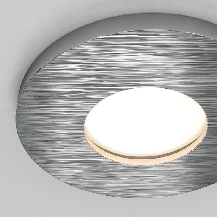 Produktbild Maytoni Stark Downlight, Einbauleuchte GU10 Silber-Farbe IP65 Ø8,4mm (GU10)