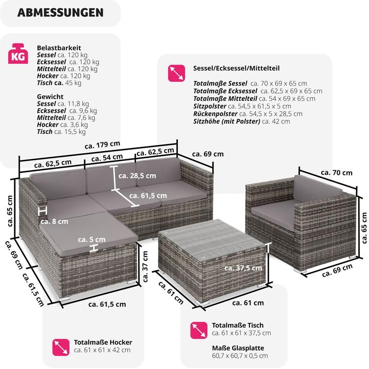 Actual product image tectake Lignano
