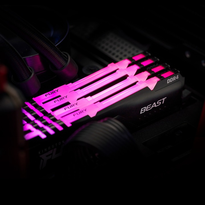 Produktbild Kingston FURY Beast RGB (1 x 32GB, 3200 MHz, DDR4-RAM, DIMM)
