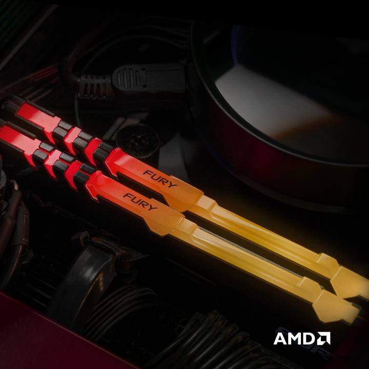 Produktbild Kingston FURY Beast RGB (2 x 16GB, 3200 MHz, DDR4-RAM, DIMM)