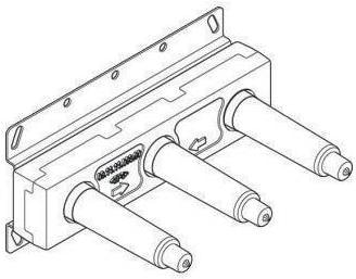 Productafbeelding Dornbracht 3570097090 Inbouwknuppel voor wandmontage. Serie-neutraal