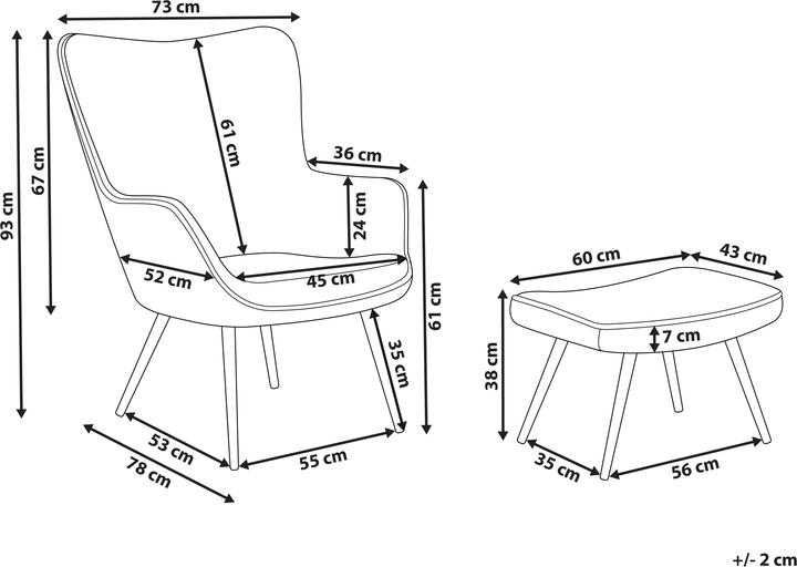 Produktbild Beliani Vejle