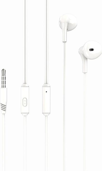 Produktbild xO Kabelgebundene Ohrhörer EP39 Klinke 3,5mm weiss (Kabelgebunden)