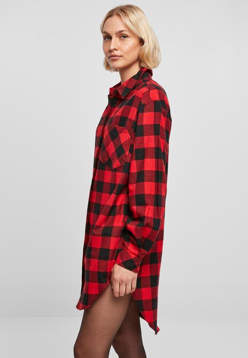 Produktbild Urban Classics Ladies Oversized Check Flannel Shirt Dress (S)
