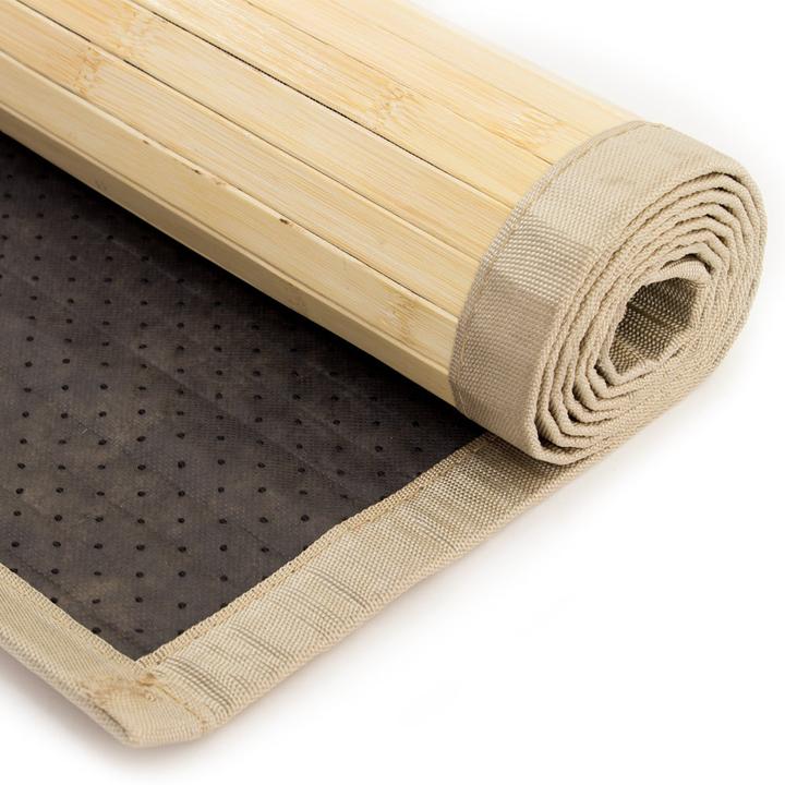 Actual product image Greendeco Bamboo Mat Bamboo Rug Carpet Bamboo 80 x 300 natural (80 x 300 cm)