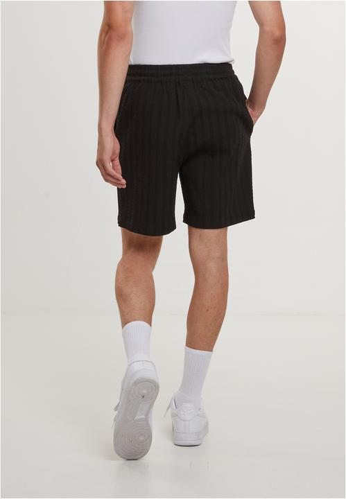 Image du produit Urban Classics Tonal Striped Structured Resortshorts black S (S)