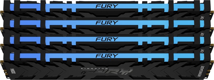 Actual product image Kingston FURY Renegade RGB (4 x 8GB, 3600 MHz, DDR4-RAM, DIMM)