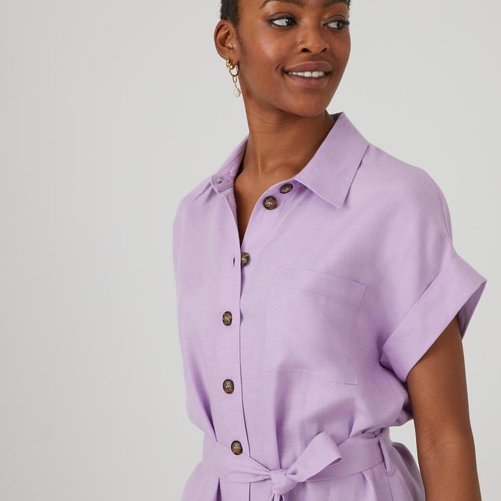 Produktbild La Redoute Collections Hemdblusenkleid Signature (38)
