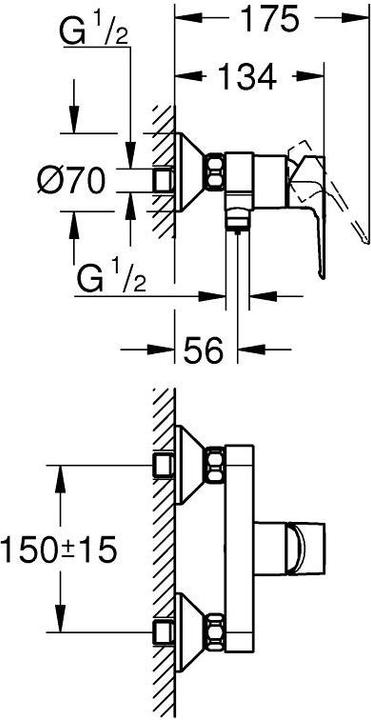 Immagine prodotto Grohe Raccordo doccia Start Loop 1/2